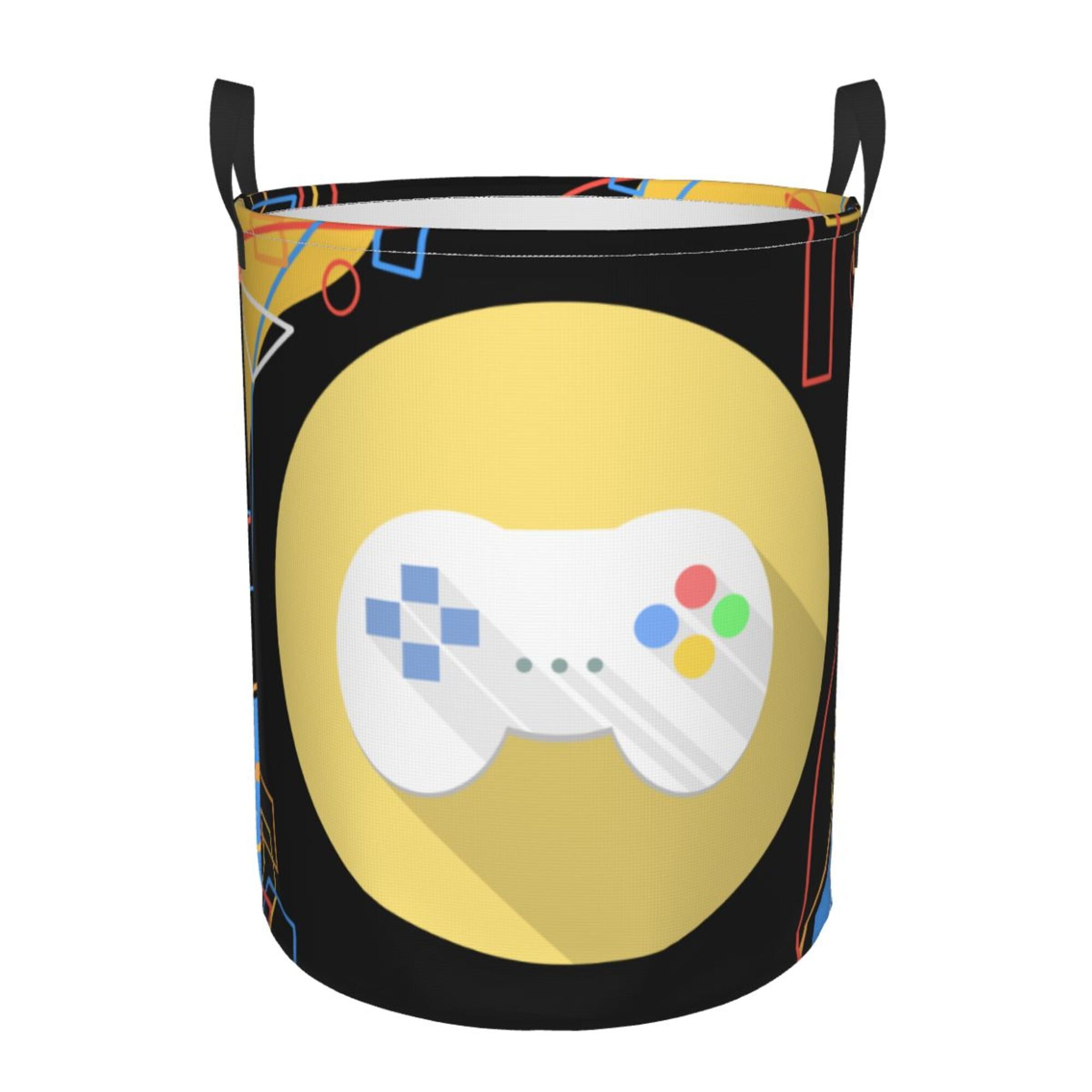 LNWH Laundry Basket, Gaming Console Gamer Pattern Foldable Laundry