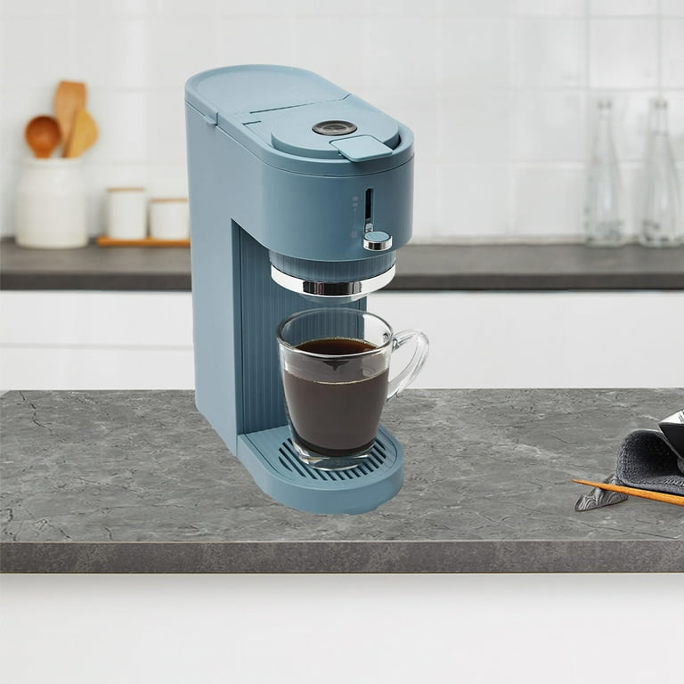 Programmable coffee maker single cup top