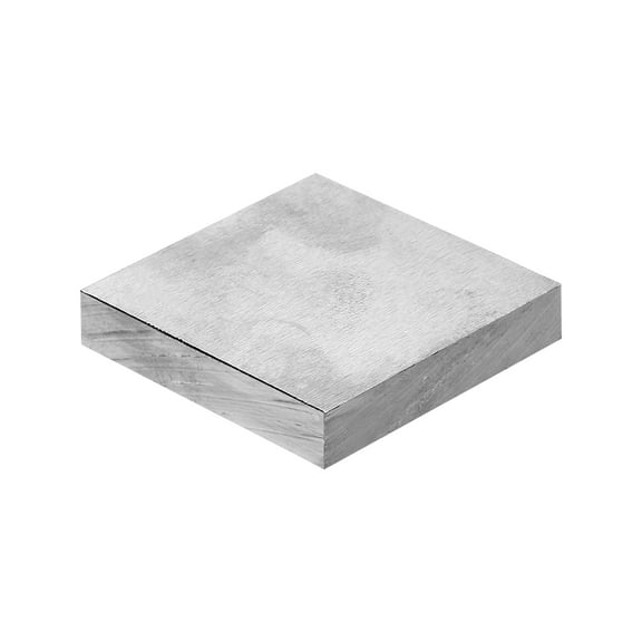 50x50x10mm Steel Bench Block, Steel Block Metal Bench Block No Holes Matched Hardened Steel Flat 123 Blocks Precision Ground Milling for Jewelry Making Stamping Tool, Square