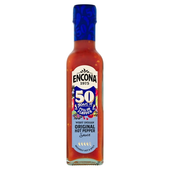 Encona Original Hot Pepper Sauce 220Ml, Imported from Britain