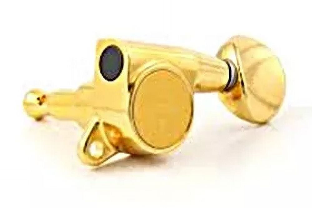 NEW Gotoh SG381 3x3 Mini Tuning Keys, Metal Buttons - GOLD
