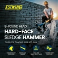 thumbnail image 2 of Groz Engineering Tools 104483 8 lbs Sledge Hammer, 2 of 11