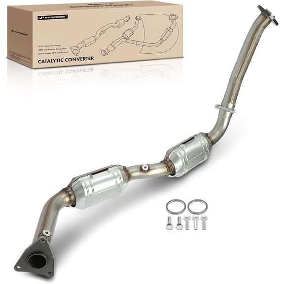 A-Premium Left Catalytic Converter Kit Direct-Fit Compatible with Toyota Tundra 2007 2008 2009, 4.7L, EPA Compliant