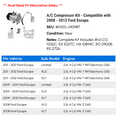 thumbnail image 2 of A/C Compressor Kit - Compatible with 2008 - 2012 Ford Escape 2009 2010 2011, 2 of 2
