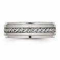 thumbnail image 4 of Stainless Steel Brushed and Polished Braided 7.00mm Band, 4 of 8