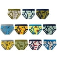 thumbnail image 2 of Boys Underwear Soft Cotton Briefs Cartoon Pattern Breathable , Sizes 100-140, 2 of 12