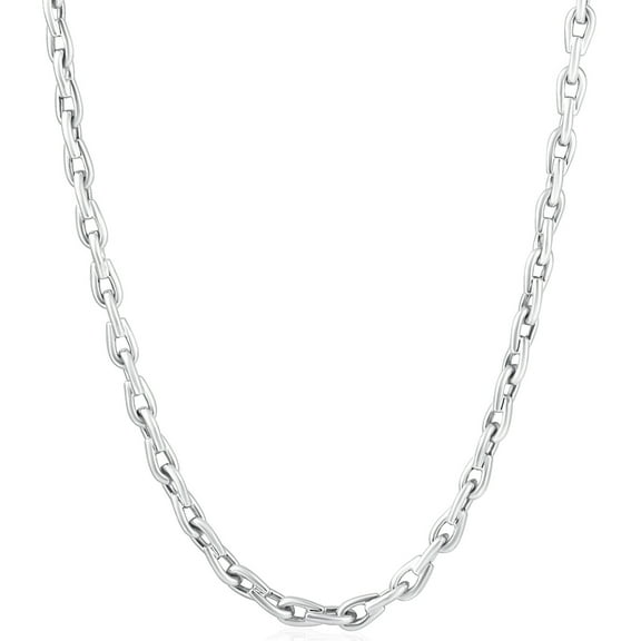 Pompeii Men's 14k Gold (47gram) or Platinum (88gram) 5mm Link Chain Necklace 24" (,)