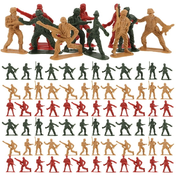 200Pcs Plastic Army Men Miniature Soldier Figures Army Men Figures Soldiers Toys