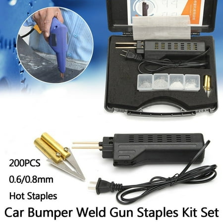 

car bumper welding kit Hot Stapler Car Bumper Fairing Welder Plastic Repair 110V for Car Auto Repair with US Plug (Black)