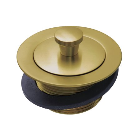 

Kingston Brass DLL207 Brass Lift & Lock Tub Drain Brushed Brass