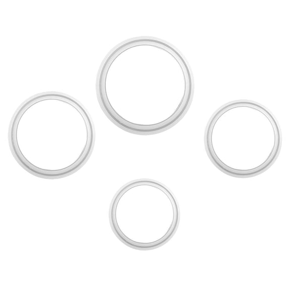 LOLIPPYY 4Pcs DIY Crystal Epoxy Bracelet Mold Transparent Silicone for Handmade Bangle Craft