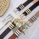 thumbnail image 2 of PU Leather Belt For Women Square Buckle Pin Buckle Jeans Black Belt Chic Luxury Ladies Vintage Strap Female Waistband, 2 of 5