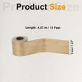 thumbnail image 2 of Uxcell Wood Grain Tape, Self-Adhesive Wood Texture Repair Tape Realistic Wooden Effect Patch for Furniture Cabinets Floor Walls Birch 2" x 32 ft, 2 of 6