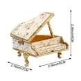 thumbnail image 7 of Jiibva Hand Painted Jewelry Box, Trinket Boxes Hinged, Enameled Piano Decorative Hinged Jewelry Trinket Box Rhinestone Jewelry Display Holder for Grils Women, 7 of 7