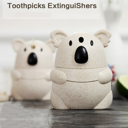 

Cartoon Straw Toothpick Box Manual Pressing Toothpick Tube Box