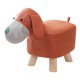 thumbnail image 4 of Reposapiés de animales BLESIY otomano zapatos de dibujos animados de Madera rojo, 4 of 8