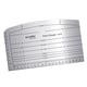 thumbnail image 4 of Regla de dobladillo para planchado en caliente, herramienta de costura portátil de aleación de aluminio, plantilla de corte de tela para impresión, 4 of 9