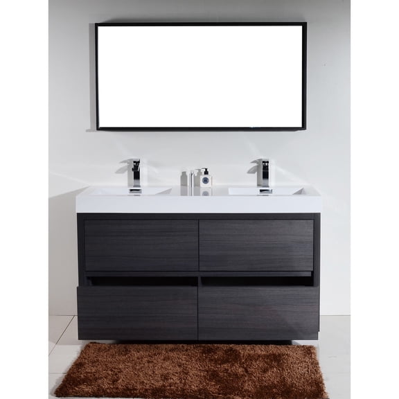 Kube Bath  Bliss 59-inch Double Sink Bathroom Vanity