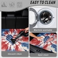 thumbnail image 5 of COEQINE Cargo Liner for SUV, Durable Rear Trunk Liner Heavy Duty Cargo Mat Back Seat Cover Protector Fashion Car Accessories Decor, 29" x 39", American Flag Heart Tie-dye, 5 of 7