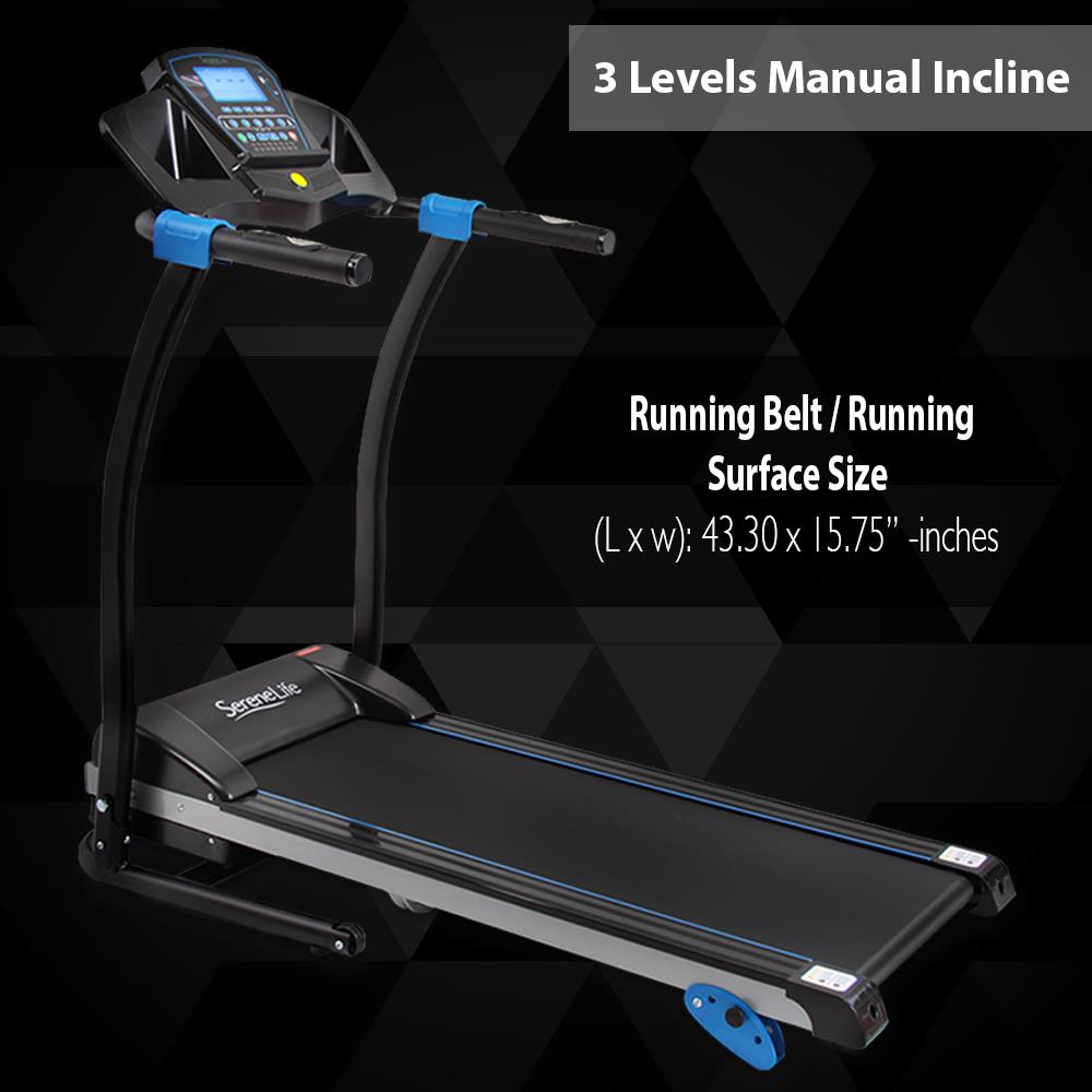 SereneLife SLFTRD25 Home Gym Fitness Equipment Smart Digital Folding Treadmill - image 3 of 4