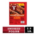 thumbnail image 3 of Bar‑S Polish Smoked Sausage, 14-Count, 2.5 lb Family Pack, 3 of 7