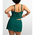 thumbnail image 3 of Classic Solid Mesh Layer Skort Swim Bottom Swimsuit, 3 of 6