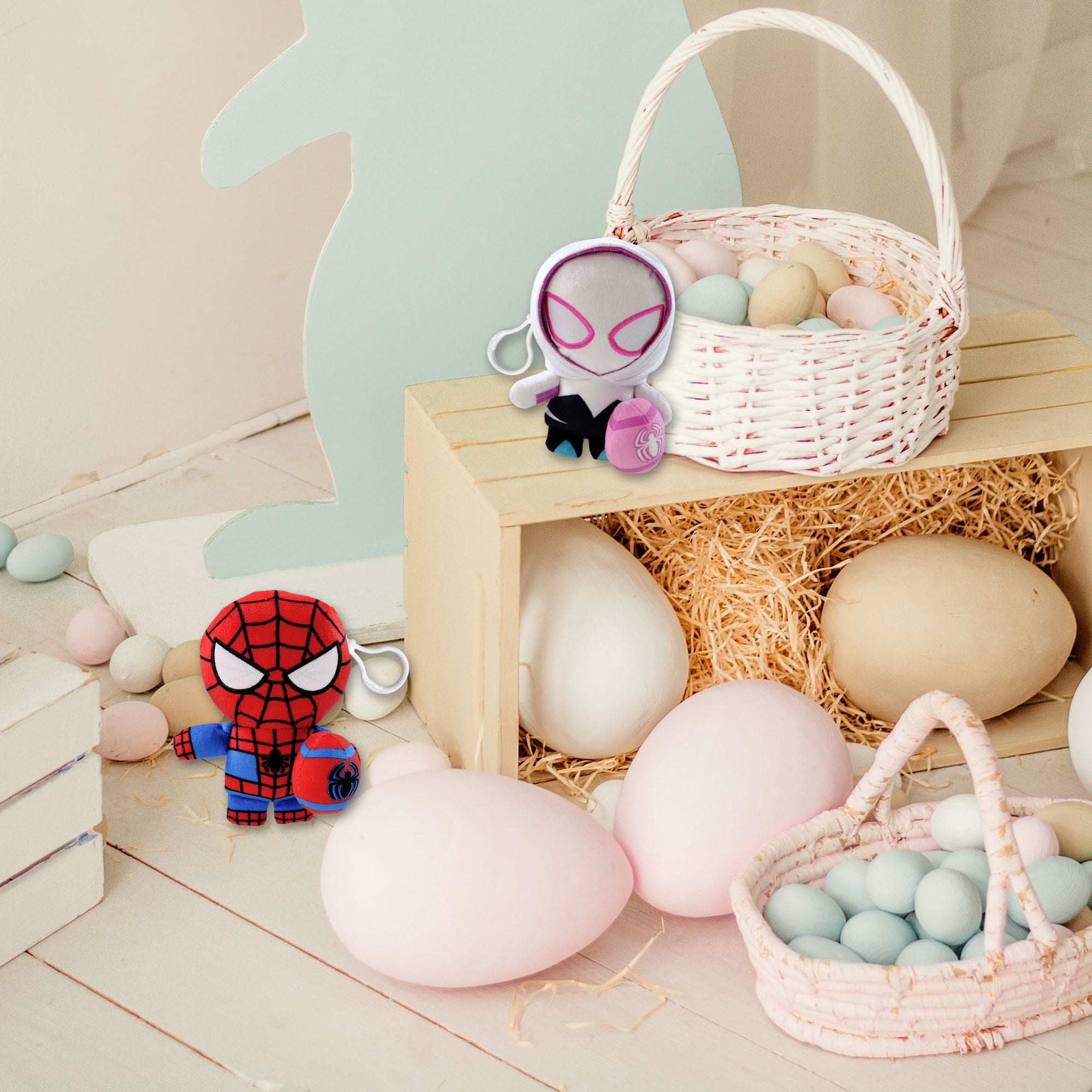 Peluche Spiderman à clipser, 15 cm, design figuratif, par Ruz