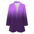 thumbnail image 2 of Gubotare Blazers for Women Business Casual Womens Casual Blazers Long Sleeve Lightweight Work Office Blazer Jackets (Purple,XL), 2 of 5
