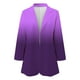 thumbnail image 3 of Gibobby Blazer de mujer casual Chamarra Casual de Manga Larga con Botones y Solapa para Mujer(Morado,M), 3 of 5