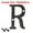 Letter R, variant on Unique Bargains 3 Inch Cast Iron House Letter Mailbox Address Sign Letter S