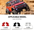 thumbnail image 1 of mmirethe Adjustable Rear Shock Tower For 1/24 Axial SCX24 Crawler RC Car Accessories Silver, 1 of 6