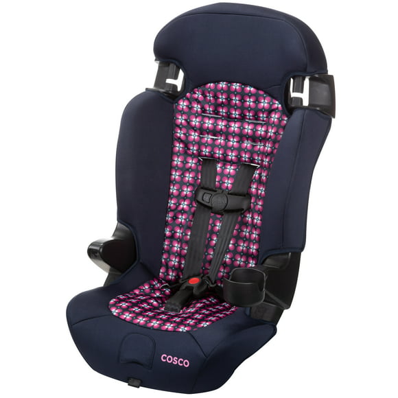 Cosco Kids Finale 2-in-1 Booster Car Seat, Peony Tiles