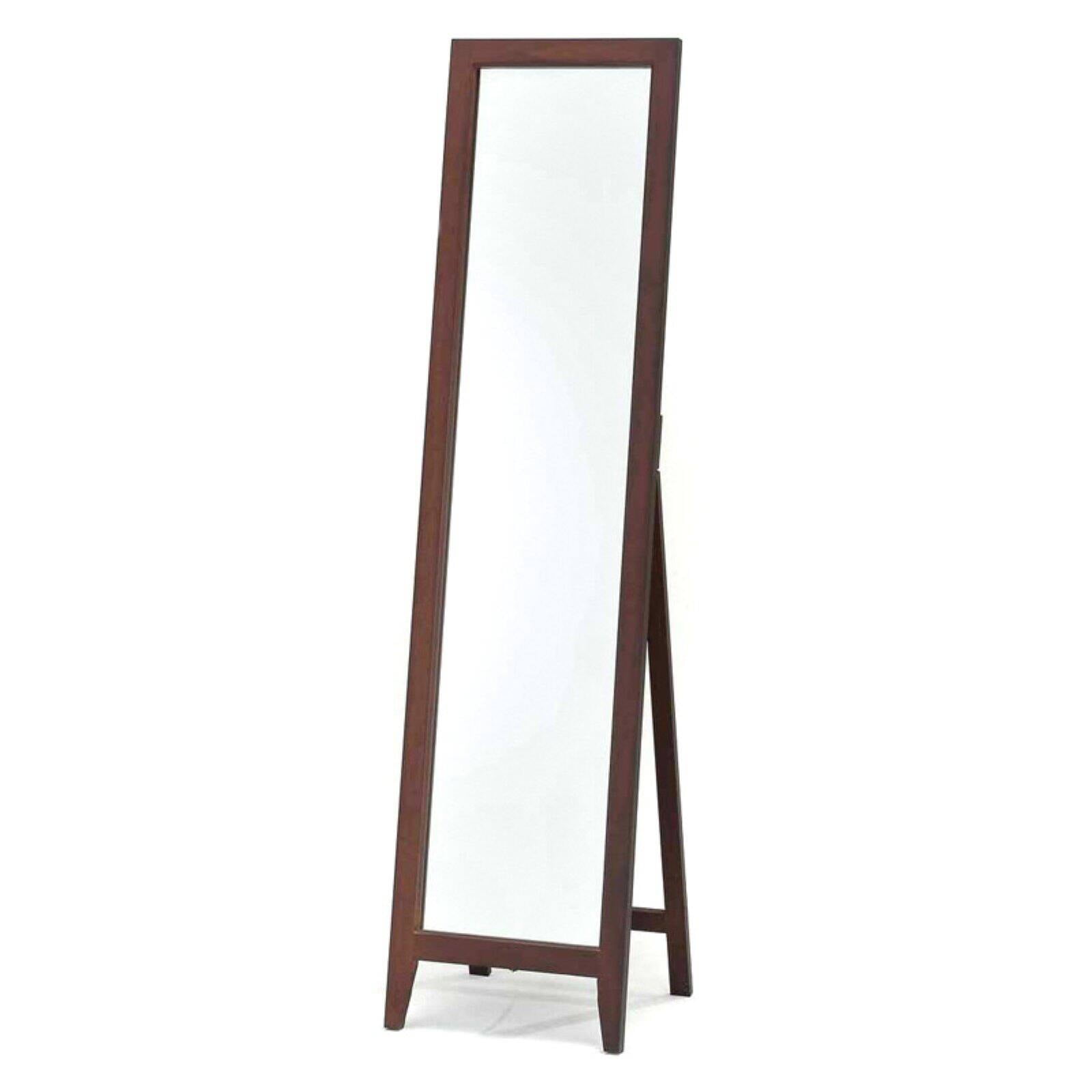 K & B Furniture Wood Floor Mirror