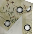 thumbnail image 4 of Ambesonne Leaf Print Grommet Curtain, Leaves Nature Pattern, 50"x72", Pale Khaki Brown Green, 4 of 5