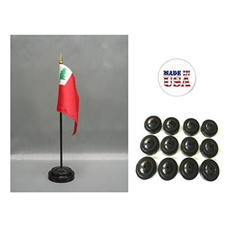 Box Of 12 Continental 4 X6 Miniature Desk Table Flags Includes