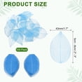 thumbnail image 2 of 100 Pcs Hojas Esqueléticas Cian, 2"- 3" Hojas Secas Prensadas de Árbol de Caucho para Álbumes de Fotos y Manualidades, 2 of 7
