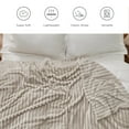 thumbnail image 3 of Cozy Comfort Fleece Queen Blanket for Couch - Super Soft Cozy Blankets for Women, Girls, 90x90 inches Linen, 3 of 7
