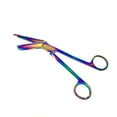 thumbnail image 3 of Artzone Lister Bandage Scissors - 7.25-Inch Cynamed Medical-Grade Stainless Steel Shears - Multi-Colored Rainbow Titanium Finish - Sharp Blades Cut Through Bandages, Dressing, Tape, Gauze, Clothing, 3 of 3