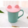 thumbnail image 5 of 4-Pack Cute Cat Ear Silicone Cup Caps, Reusable Dustproof Food Grade Rubber Beverage Glass Caps, 5 of 5