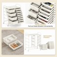 thumbnail image 5 of 12-Drawer Utility Rolling Cart with Metal Tabletop, Drawer Organizer with Wheels, Scrapbook Paper Office School Organizer,White, 5 of 8