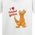 thumbnail image 4 of Inktastic I Love Crested Geckos Youth T-Shirt, 4 of 5