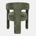 thumbnail image 6 of Jofran Gwen Modern Luxury Jacquard Fabric Upholstered Sculpture Armchair, 6 of 11