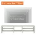 TV Stand for 85 inch TV, Wood Media TV Console Entertainment Center for