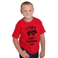 thumbnail image 5 of Like Pig Butts Cannot Lie Bacon Lover Crewneck T Shirts Boy Girl Teen Brisco Brands S, 5 of 6