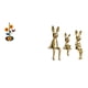 thumbnail image 1 of Dispensador De Toallas De Papel Con Forma De Conejito, Soporte Vertical Antideslizante Para Pañuelos, Figura Familiar, Estatua, Escritorio, Mesa, Centro De Mesa, Adorno, Escultura De Animal, 1 of 8
