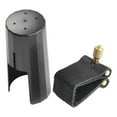 thumbnail image 3 of Leather Sax Ligature With Cap For Alto Soprano Tenor Sax Clarinet Mouthpieces Woodwind Instrument Accessories, 3 of 10