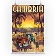 thumbnail image 2 of Cambria, California, Woodies and Sunset (9x12 Wall Art Print, Home Decor), 2 of 3