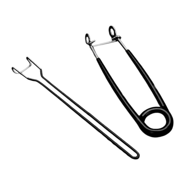 S SERENABLE ing Mouth Opener Easy to Use ing Tools Accessories Lure Hook Remover Black