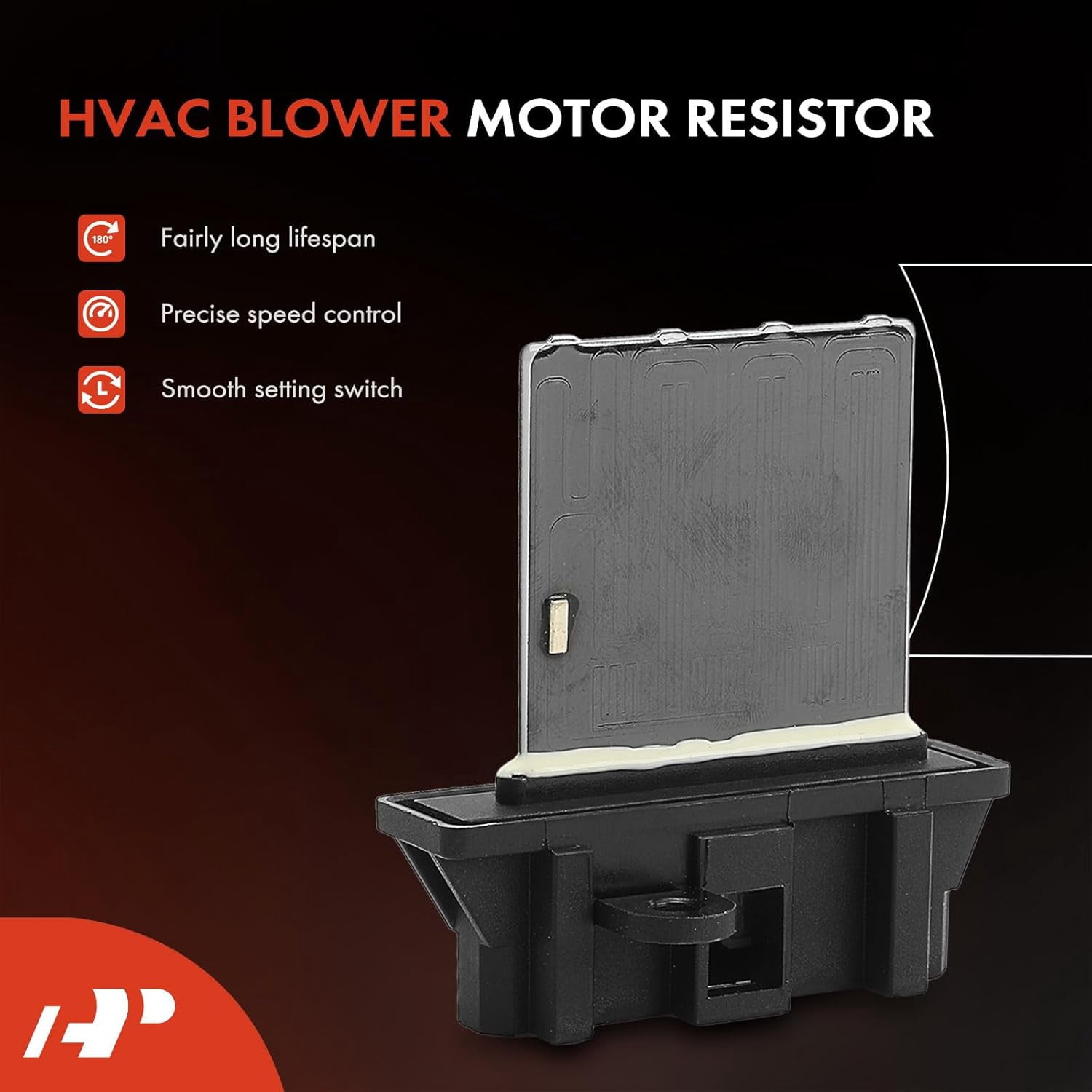 A-Premium HVAC Blower Motor Resistor Compatible with Chevrolet Spark 2016-2022 1.4L