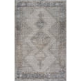 thumbnail image 7 of 4' X 6' Beige and Gray Abstract Distressed Area Rug, 7 of 7